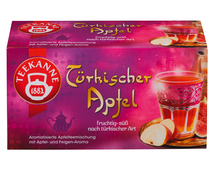 Teekanne Tee "Ländertee" Türkischer Apfel 20St.