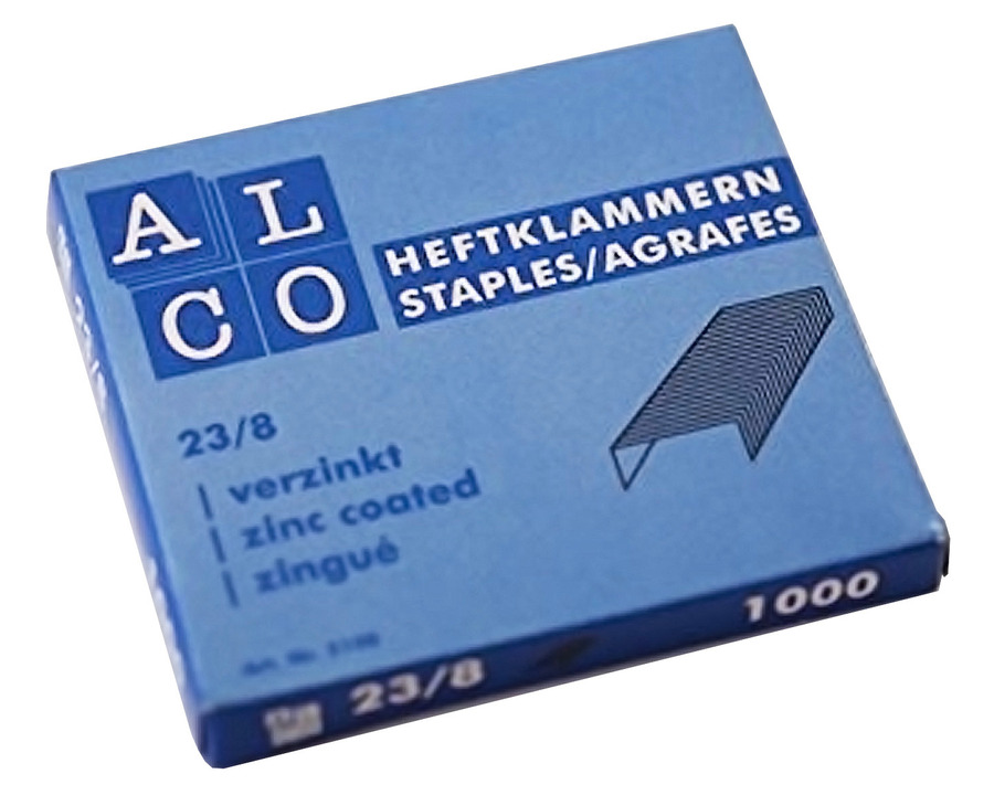 Alco Heftklammern 23/8 verzinkt 1.000St.