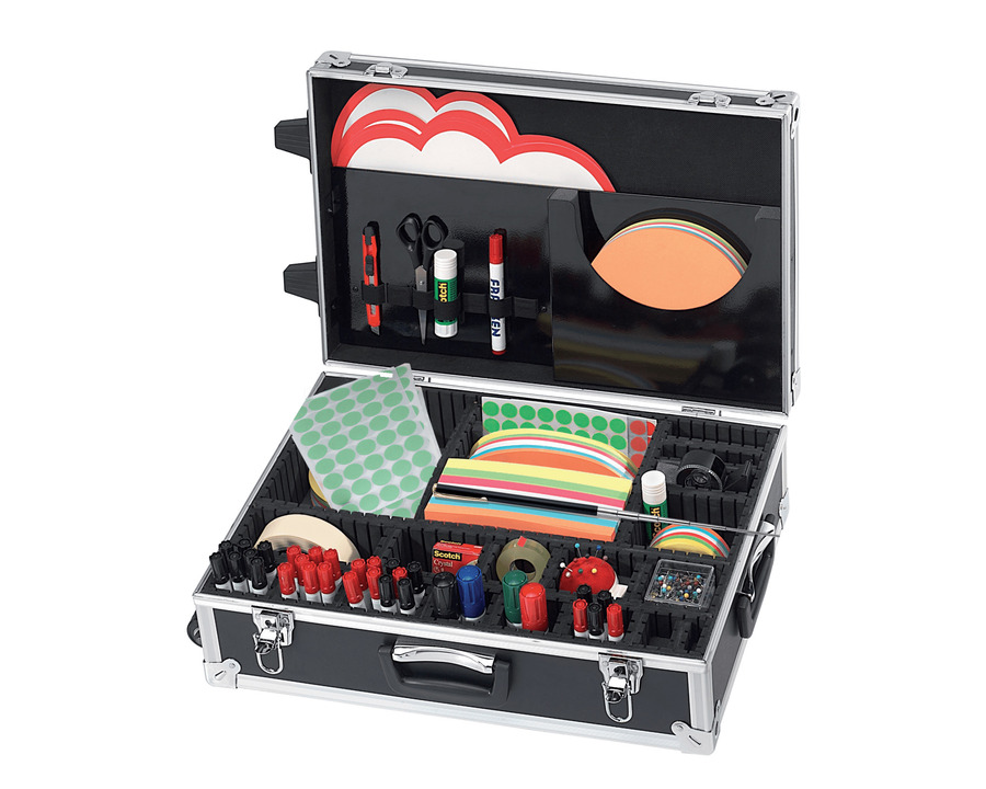 Franken Moderationskoffer "Trainer" 3.000+ Teile 54 x 18 x 36 cm