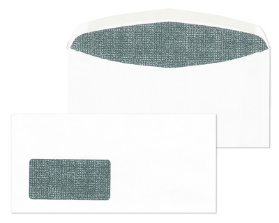 Mayer Bestpac Kuvertierhülle C6/5 "Kuvermatic", ASK mit Fenster, mit Zahlenmeer weiß 80g/m² 1.000St.