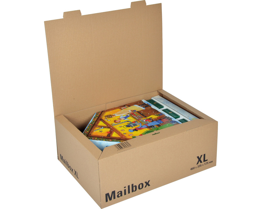 Colompac Versandkarton "Mailbox", Gr.XL braun 460 x 335 x 175 mm