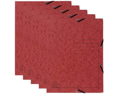 Exacompta Eckspannermappe A4 "Colorspan" rot 25St.