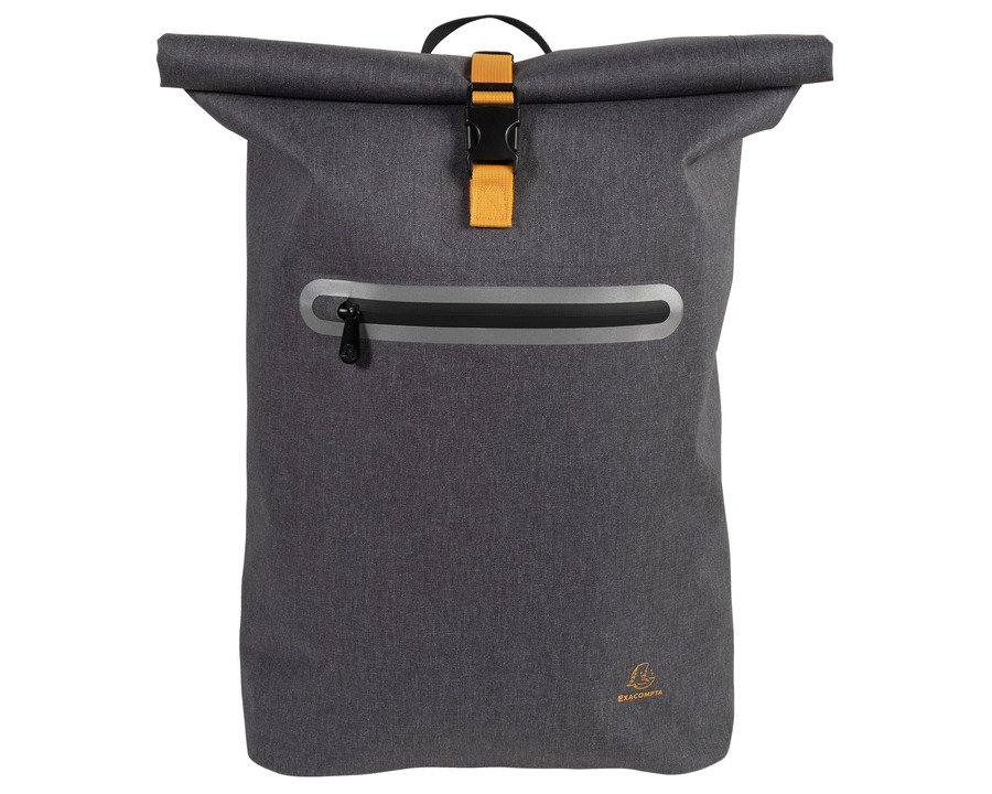 Exacompta Rucksack "Exactive Young" grau/orange 330 x 490 x 140 mm