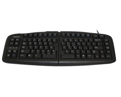 Bakker Elkhuizen Tastatur "Goldtouch Adjustable" schwarz USB