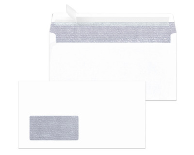 Mayer Bestpac Kompaktumschlag "Mailmedia", mit Fenster, haftklebend, mit Zahlenmeer weiß 80g/m² 500St.