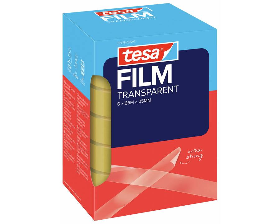 Tesa Klebeband "Transparent" transparent 25 mm x 66 m 6St.