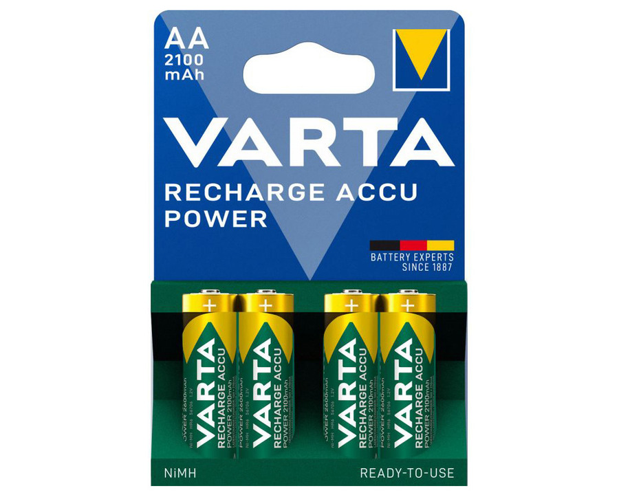 Varta Akku "Recharge Power" AA, Mignon, HR6 1,2V 2.100mAh 4St.