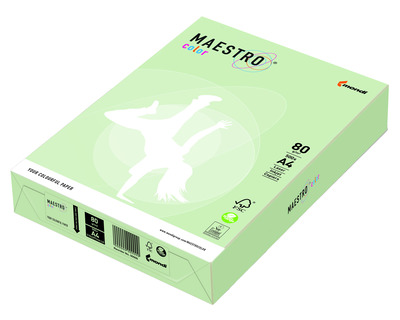 Maestro Kopierkarton A4 "Maestro color" grün 160g/m² 250Bl.