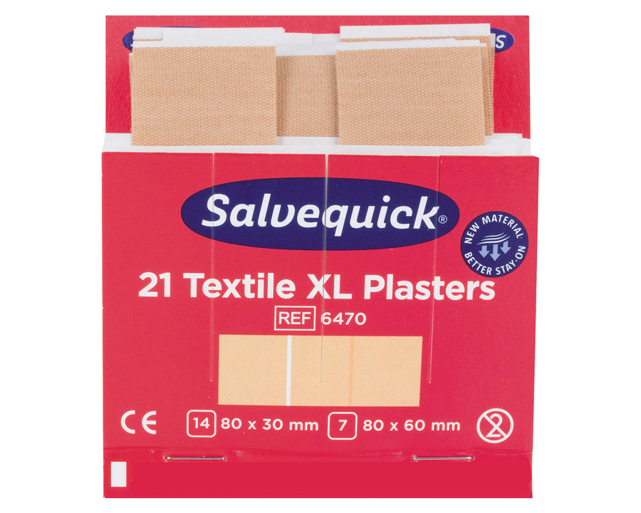 Salvequick Pflaster "Textile XL" 21St.