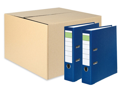Ordner A4 "Grüner Balken" blau 80 mm 20St.