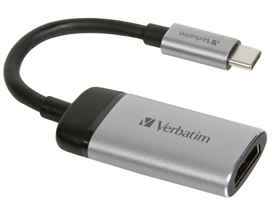 Verbatim Adapter USB-C/HDMI schwarz/grau