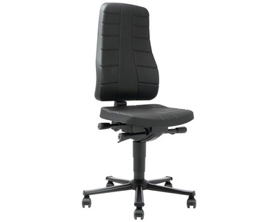Bimos Arbeitsdrehstuhl "All-in-One Highline 2" schwarz Integralschaum