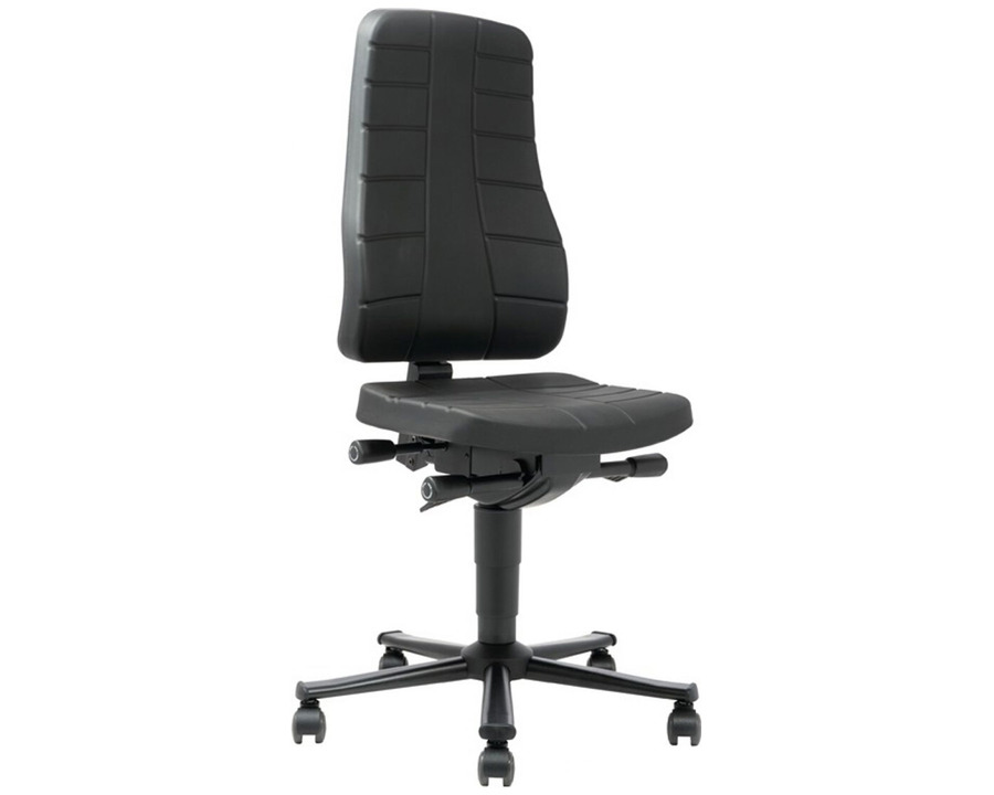 Bimos Arbeitsdrehstuhl "All-in-One Highline 2" schwarz Integralschaum