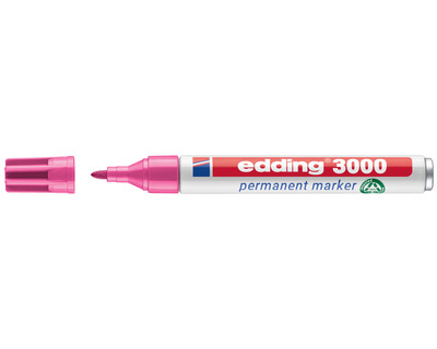 Edding Permanentmarker 3000 rosa 1,5-3 mm Rundspitze