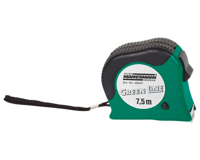 Brüder Mannesmann Maßband grün 25 mm x 7,5 m