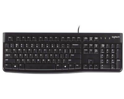 Logitech Tastatur "K120" schwarz