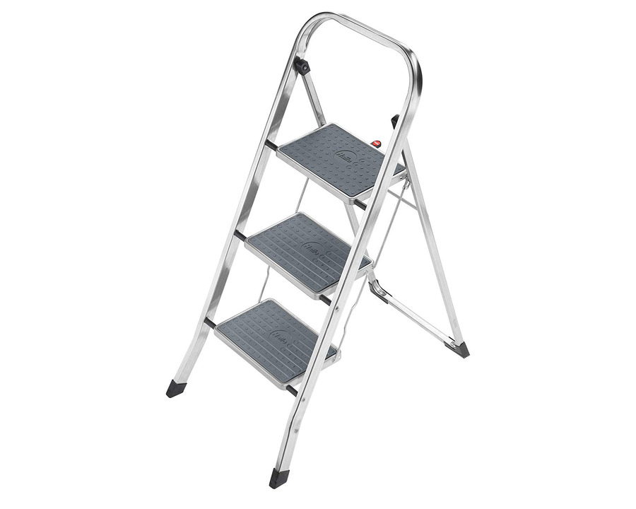 Hailo Leiter "K70" silber 3 Stufen
