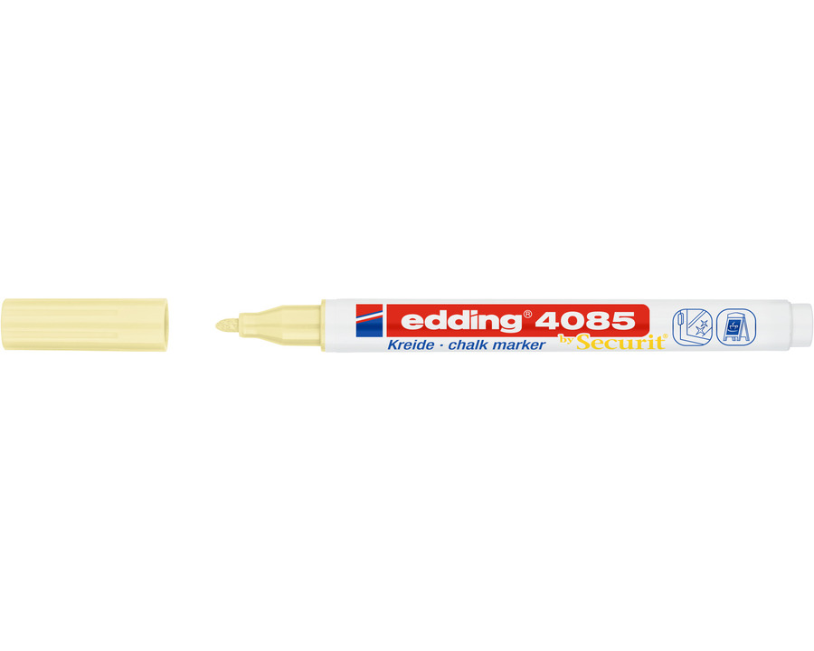 Edding Kreidemarker 4085 pastellgelb 1-2 mm Rundspitze