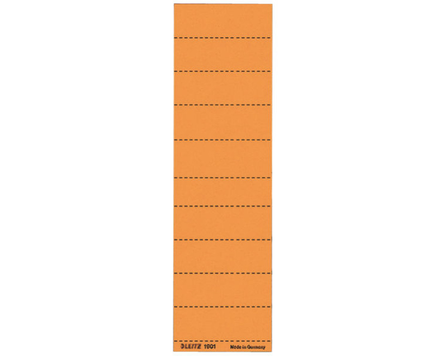 Leitz Beschriftungsschilder orange 60 x 21 mm 100St.