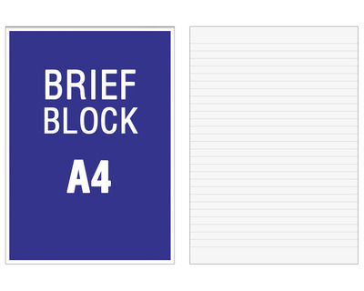 Briefblock A4 liniert (Lineatur 21) 70g/m² 50Bl.