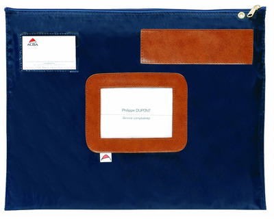 Alba Banktasche "Poplat B" blau 420 x 320 x 20 mm