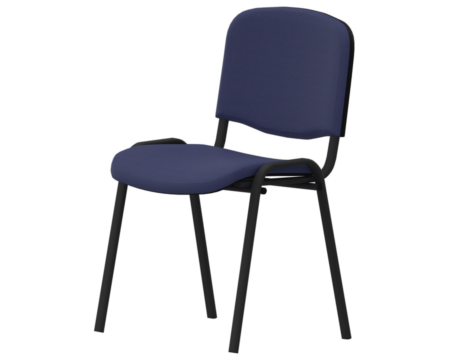 NowyStyl Besucherstuhl "ISO" blau/schwarz
