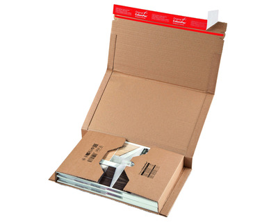 Colompac Wickelverpackung "Kleinpaket" braun 307 x 245 x 1-75 mm