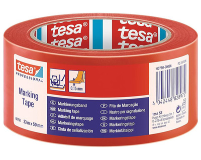 Tesa Signalklebeband rot 50 mm x 33 m