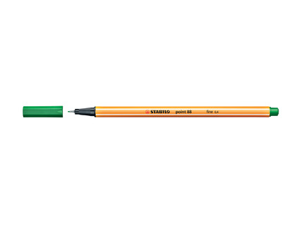 Stabilo Fineliner "Point 88" smaragdgrün 0,4 mm