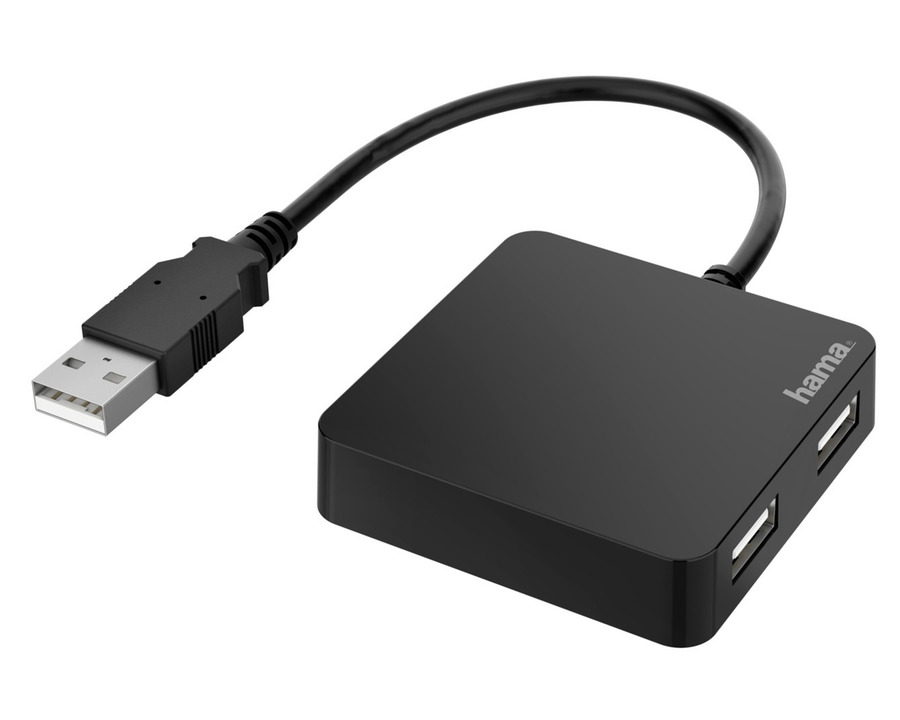 Hama USB-Hub schwarz