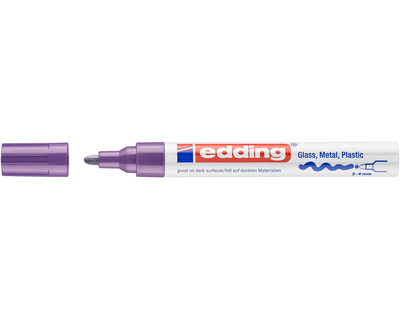 Edding Lackmarker 750 violett 2-4 mm Rundspitze