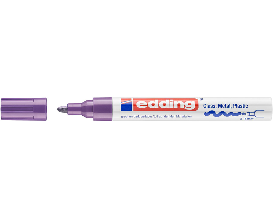 Edding Lackmarker 750 violett 2-4 mm Rundspitze