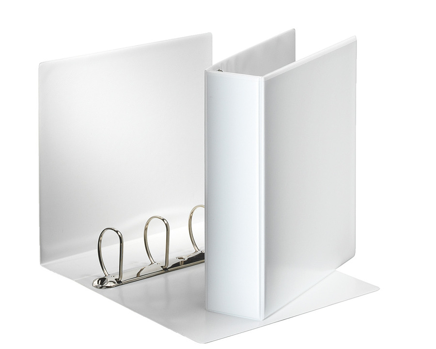 Esselte Präsentationsringbuch A4, 4 Ringe weiß 60 mm