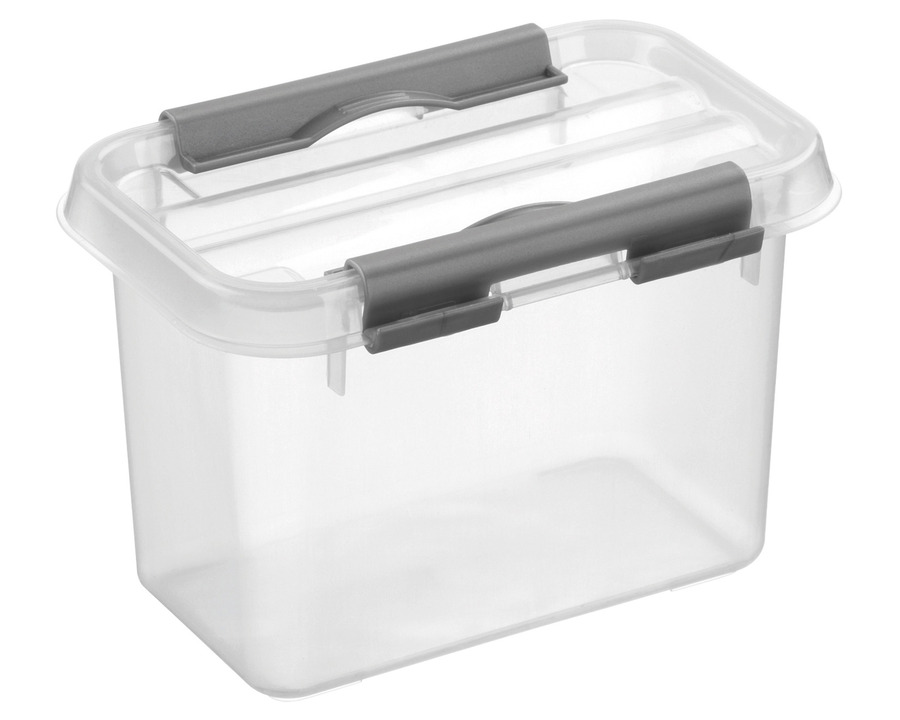 Sunware Aufbewahrungsbox "the q-line" 0,8 Liter transparent 10 x 10,3 x 15 cm