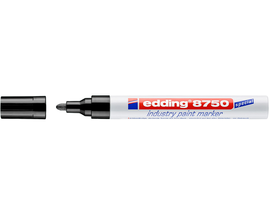 Edding Lackmarker 8750 schwarz 2-4 mm Rundspitze