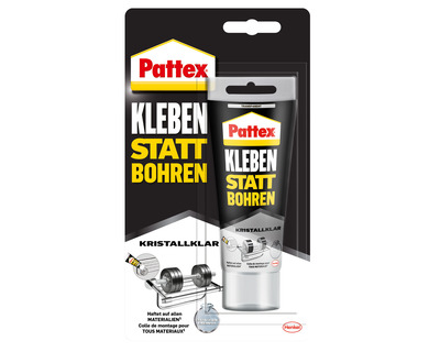 Pattex Kraftkleber "Kleben statt Bohren" Kristallklar 90g