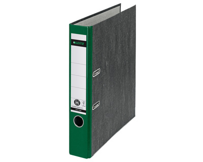 Leitz Ordner Wolkenmarmor A4 grün 52 mm