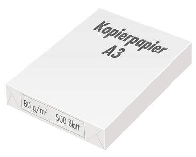 Kopierpapier A3 weiß, CIE 150 80g/m² 500Bl.