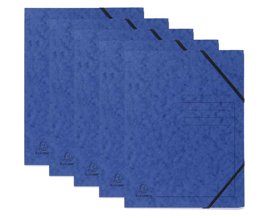 Exacompta Eckspanner A4 "Colorspan" blau 25St.