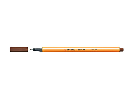 Stabilo Fineliner "Point 88" braun 0,4 mm