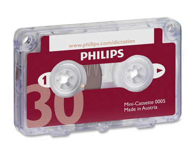 Philips Diktierkassette Mini 2 x 15 min