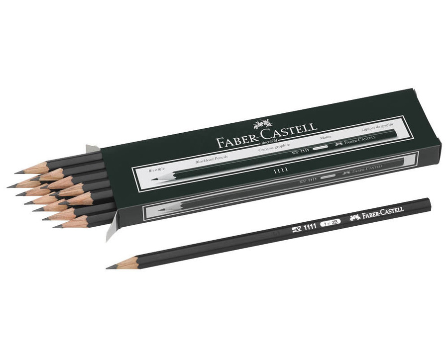 Faber-Castell Bleistift 1111 B 2,0 mm 12St.