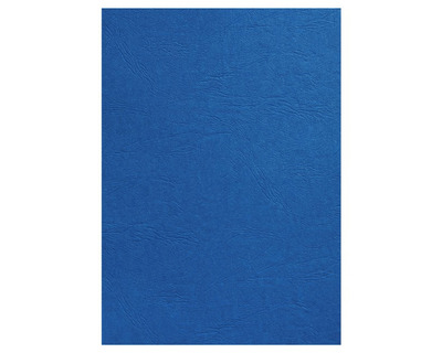 GBC Deckblätter A4 "LeatherGrain", Lederstruktur blau 250g/m² 100St.