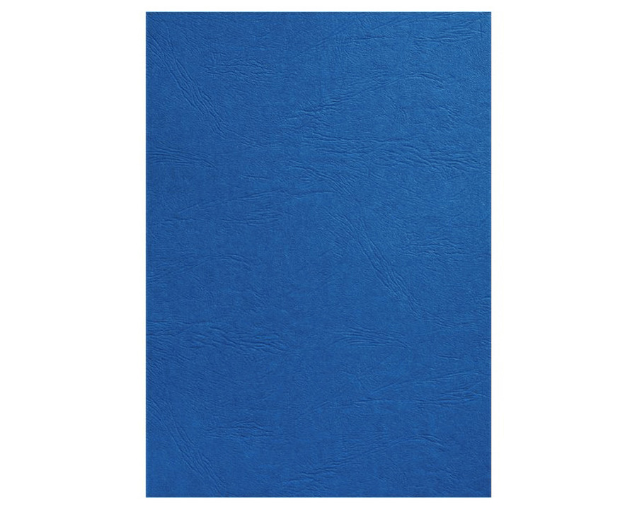 GBC Deckblätter A4 "LeatherGrain", Lederstruktur blau 250g/m² 100St.
