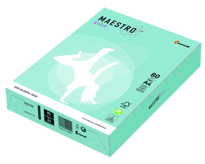 Maestro Kopierkarton A4 "Maestro color" mittelblau 160g/m² 250Bl.