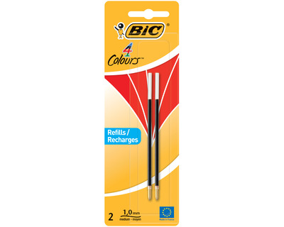 Bic Kugelschreibermine "4Colours" rot 0,4 mm 2St.