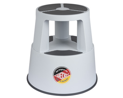Wedo Rollhocker "SuperStep", Kunststoff lichtgrau 43 cm