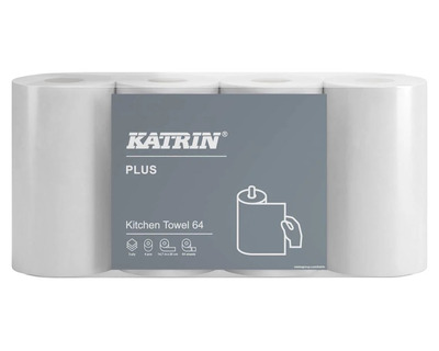 Katrin Küchenrolle "Plus" 3-lagig 4x64Bl.