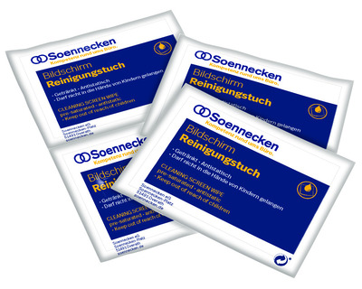 Soennecken Bildschirm-Reinigungstücher, feucht/trocken 10x2St.