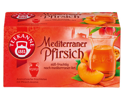 Teekanne Tee "Ländertee" Mediterraner Pfirsich 20St.